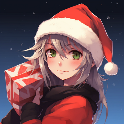 Image For Post | Anime girl sporting a Santa hat, bold colors and stylized shading. anime christmas pfp for girls - [anime christmas pfp optimized space](https://hero.page/pfp/anime-christmas-pfp-optimized-space)