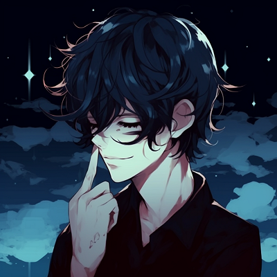 Image For Post | Detailed facial expression of an emo anime hero, with discerning eyeliners and a melancholic atmosphere. aesthetically pleasing emo anime pfp - [emo anime pfp Collection](https://hero.page/pfp/emo-anime-pfp-collection)