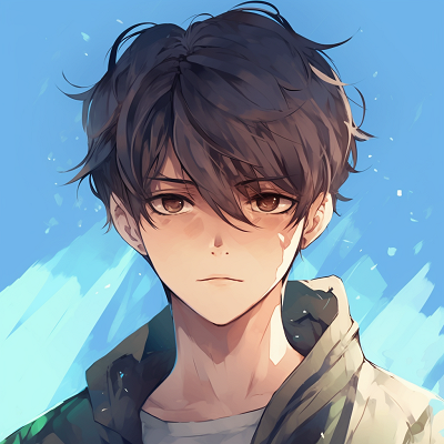 Image For Post | Anime guy with piercing icy blue eyes and brown hair, detailed linework and cool color palette. unique anime guy pfp - [Anime Guy PFP](https://hero.page/pfp/anime-guy-pfp)