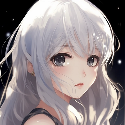Image For Post | A happy white-haired anime girl profile, detailed linework and vibrant colors. white hair anime pfp girl - [White Anime PFP](https://hero.page/pfp/white-anime-pfp)
