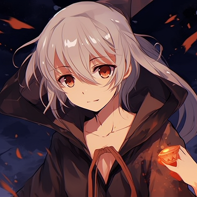 Image For Post | An anime boy with ghostly white hair, pallid skin, and ethereal eyes. halloween pfp anime boys - [Halloween Anime PFP Spotlight](https://hero.page/pfp/halloween-anime-pfp-spotlight)