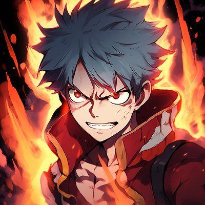Image For Post | Close-up of Todoroki's fire side, fiery red hues and intense expressions. adorable fire anime pfp - [Fire Anime PFP Space](https://hero.page/pfp/fire-anime-pfp-space)