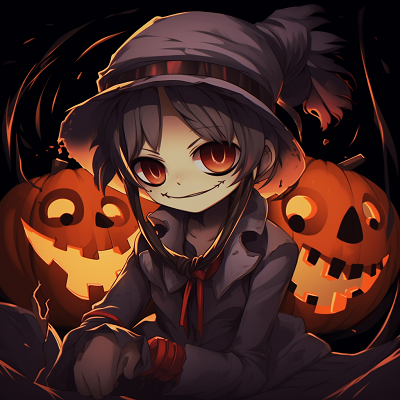 Image For Post | Pirate Luffy embarking on a Halloween adventure, showing exaggerated expressions with dramatic shadows and highlights. halloween pfp anime themes - [Halloween Anime PFP Spotlight](https://hero.page/pfp/halloween-anime-pfp-spotlight)