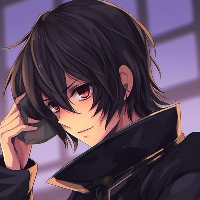 Image For Post | Lelouch with his Geass active, radiant colors and emphasis on eye detail. anime matching pfp for boysHD, free download - [Best Anime Matching pfp](https://hero.page/pfp/best-anime-matching-pfp)