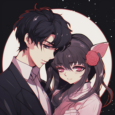 Image For Post | Sailor Moon and Tuxedo Mask, placed in a profile picture with a balance of pastel and deep colors. unisex anime matching pfpHD, free download - [Best Anime Matching pfp](https://hero.page/pfp/best-anime-matching-pfp)