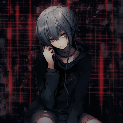 Image For Post | Tokyo Ghoul's Kaneki in a worn-out grunge backdrop, showcasing a rich blend of dark tones and rustic textures. ultimate grunge anime aesthetic wallpapers - [Superior Anime Grunge Pfp](https://hero.page/pfp/superior-anime-grunge-pfp)