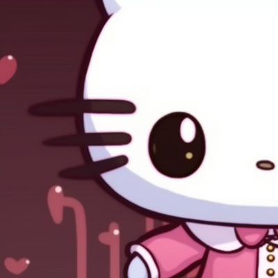 Image For Post Rosy Kitty Magic - adorable matching hello kitty pfp left side