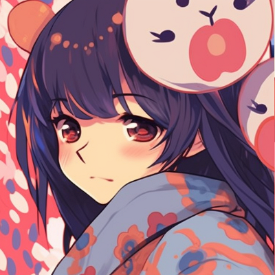 Image For Post | Two characters in traditional kimonos, bold patterns and saturated colors. anime inspired cute matching pfp pfp for discord. - [cute matching pfp, aesthetic matching pfp ideas](https://hero.page/pfp/cute-matching-pfp-aesthetic-matching-pfp-ideas)