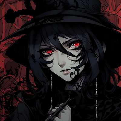 Image For Post | Gothic style anime character, high contrast, intense colors and detailed lace patterns. mysterious dark aesthetic pfp pfp for discord. - [Dark Aesthetic PFP Collection](https://hero.page/pfp/dark-aesthetic-pfp-collection)