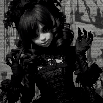 Image For Post | Gothic Lolita character, lacy dress and dark monochromatic colour scheme. gothic dark aesthetic pfp pfp for discord. - [Dark Aesthetic PFP Collection](https://hero.page/pfp/dark-aesthetic-pfp-collection)
