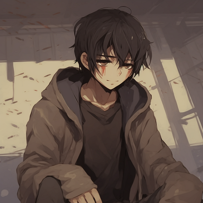 Image For Post | Close-up of a distressed boy, detailed facial features and intensity in the eyes. sad pfp inspirations anime pfp for discord. - [anime pfp sad Series](https://hero.page/pfp/anime-pfp-sad-series)
