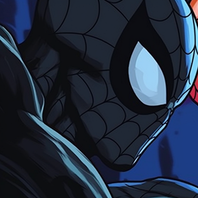 Image For Post Spiderman Close ups - spiderman matching pfp fan art left side