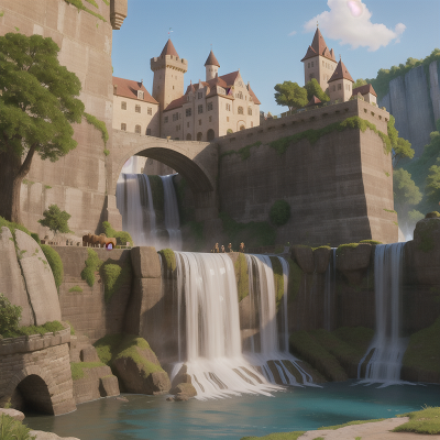 Image For Post Anime, waterfall, medieval castle, zebra, coffee shop, tiger, HD, 4K, AI Generated Art