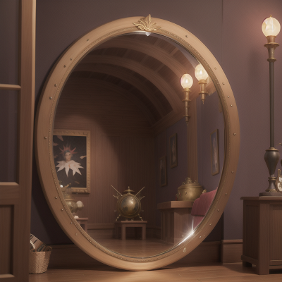 Image For Post Anime, knights, enchanted mirror, museum, tank, tornado, HD, 4K, AI Generated Art