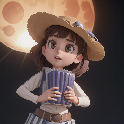 Image For Post Anime, solar eclipse, cowboys, bubble tea, accordion, holodeck, HD, 4K, AI Generated Art
