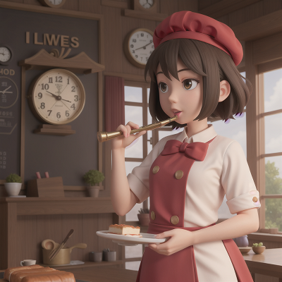 Image For Post Anime, detective, flute, clock, school, chef, HD, 4K, AI Generated Art