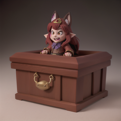 Image For Post Anime, vampire's coffin, fox, king, castle, dwarf, HD, 4K, AI Generated Art