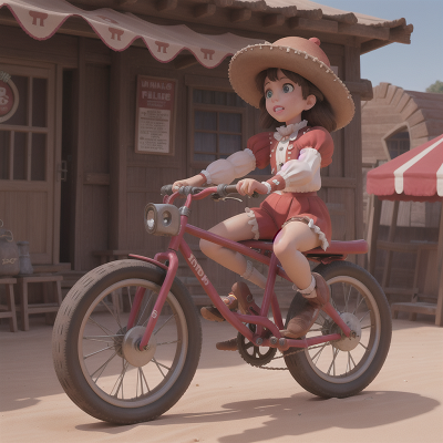 Image For Post Anime, artificial intelligence, circus, bicycle, wild west town, cavemen, HD, 4K, AI Generated Art