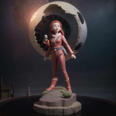 Image For Post Anime, market, haunted mansion, alien, space station, statue, HD, 4K, AI Generated Art