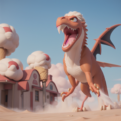 Image For Post Anime, firefighter, ice cream parlor, betrayal, pterodactyl, sandstorm, HD, 4K, AI Generated Art