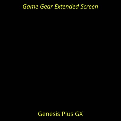 Image For Post Genesis Plus GX - Game Gear Extended Screen (core option)