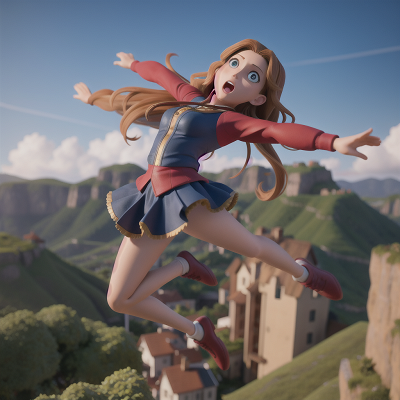 Image For Post Anime, flying, betrayal, singing, jumping, bicycle, HD, 4K, AI Generated Art
