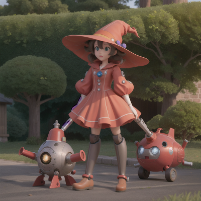 Image For Post Anime, robot, romance, witch, farm, submarine, HD, 4K, AI Generated Art