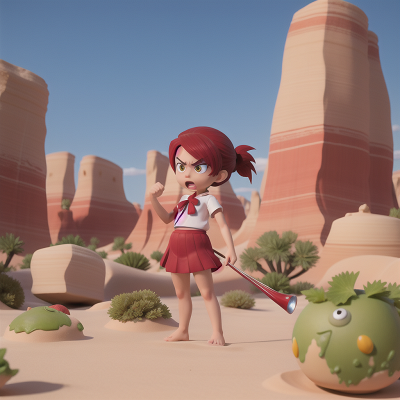 Image For Post Anime, betrayal, anger, trumpet, desert oasis, sushi, HD, 4K, AI Generated Art