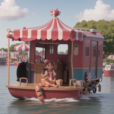 Image For Post Anime, doctor, circus, train, hot dog stand, boat, HD, 4K, AI Generated Art