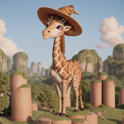 Image For Post Anime, giraffe, witch, drought, sushi, celebrating, HD, 4K, AI Generated Art