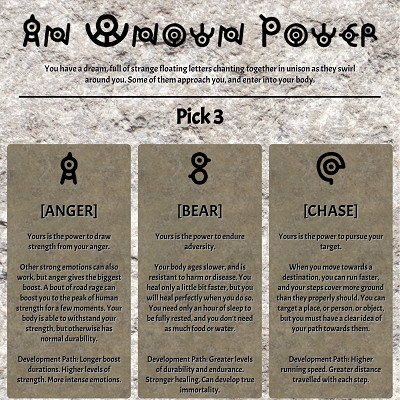 Image For Post An Unknown Power CYOA by LordCirce