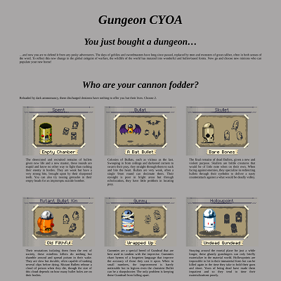 Image For Post Gungeon CYOA (from /tg/) (unknown author)