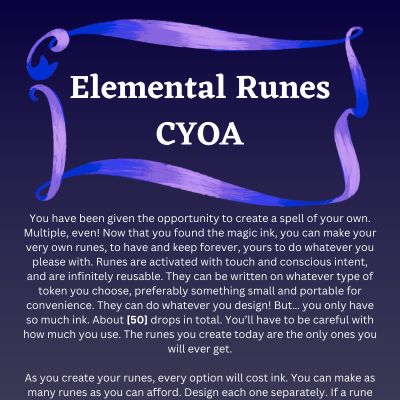 Image For Post Elemental Runes CYOA