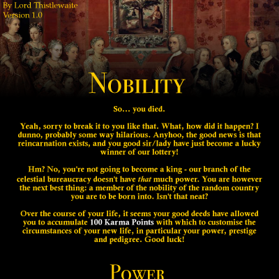 Image For Post Nobility CYOA by Lord Thistlewaite