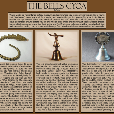 Image For Post The Bells CYOA by michaelzelen