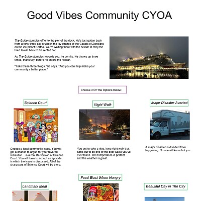 Image For Post Good Vibes Community CYOA