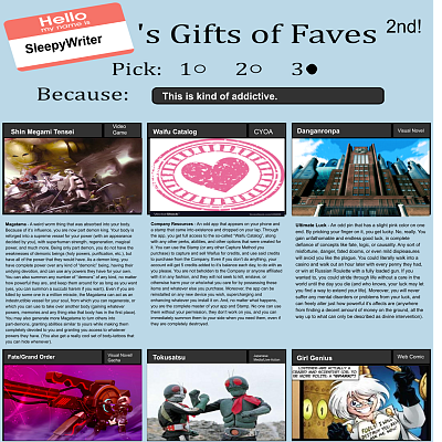 Image For Post Overpowered gift of fave( fun media edition)