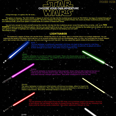 Image For Post Star Wars CYOA