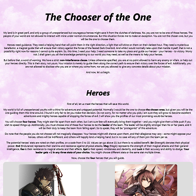 Image For Post The Chooser of One CYOA from /tg/