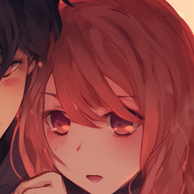 Image For Post | Two characters in dynamic pose, fiery background and intense expressions. perfect cute matching pfp for couples in love pfp for discord. - [cute matching pfp for couples, aesthetic matching pfp ideas](https://hero.page/pfp/cute-matching-pfp-for-couples-aesthetic-matching-pfp-ideas)