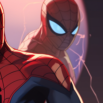Image For Post | Two Spiderman characters, dynamically posed, depicted in the midst of an intense battle with bold lines. unique matching spiderman pfp ideas pfp for discord. - [matching spiderman pfp, aesthetic matching pfp ideas](https://hero.page/pfp/matching-spiderman-pfp-aesthetic-matching-pfp-ideas)