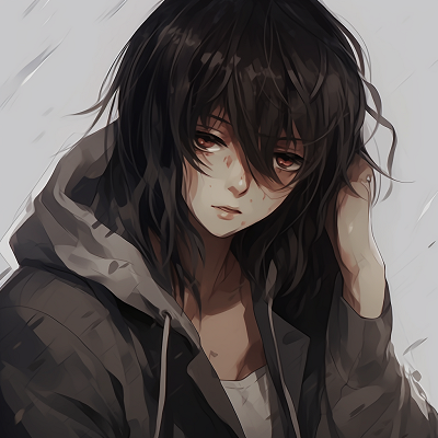 Image For Post | Character isolated in a sad stance, with soft shading and pastel colors. sad anime pfp collection pfp for discord. - [anime pfp sad Series](https://hero.page/pfp/anime-pfp-sad-series)