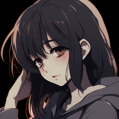 Image For Post | Anime girl in a desolated scene, minimalistic style and dark hues. depressed anime girl pfp avatar pfp for discord. - [depressed anime girl pfp](https://hero.page/pfp/depressed-anime-girl-pfp)