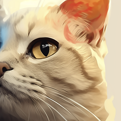 Image For Post | Two cat characters, primary colors and soft shading, noses touching. artistic cat matching pfp pfp for discord. - [cat matching pfp, aesthetic matching pfp ideas](https://hero.page/pfp/cat-matching-pfp-aesthetic-matching-pfp-ideas)