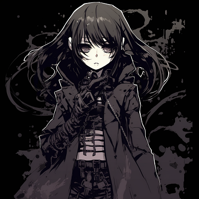 Image For Post Eccentric Gothic Girl - goth anime girl pfp aesthetics