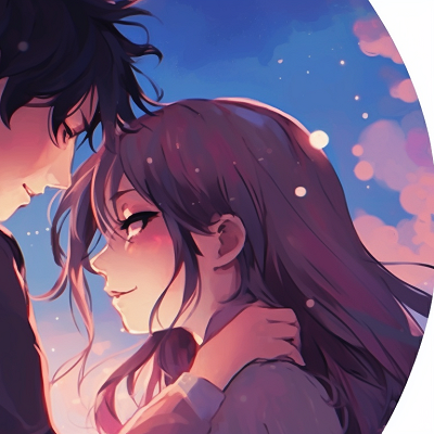 Image For Post | Two characters under starry sky, cool colors and shimmering details. matching pfp couple inspiration pfp for discord. - [matching pfp couple, aesthetic matching pfp ideas](https://hero.page/pfp/matching-pfp-couple-aesthetic-matching-pfp-ideas)