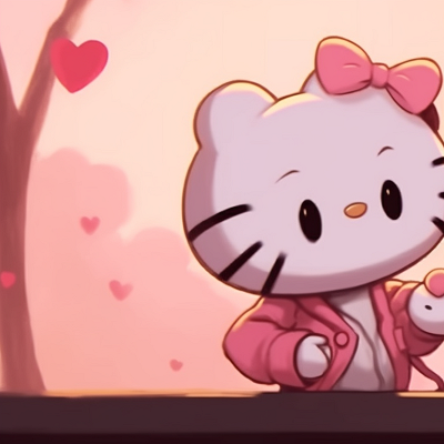 Image For Post | Two characters, warm sunset colors, sitting side-by-side on a bench. hello kitty girl theme matching pfp pfp for discord. - [hello kitty matching pfp, aesthetic matching pfp ideas](https://hero.page/pfp/hello-kitty-matching-pfp-aesthetic-matching-pfp-ideas)