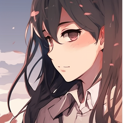 Image For Post | Two characters in subtle interaction, muted colors and serene setting. fun matching anime pfp pfp for discord. - [matching anime pfp, aesthetic matching pfp ideas](https://hero.page/pfp/matching-anime-pfp-aesthetic-matching-pfp-ideas)