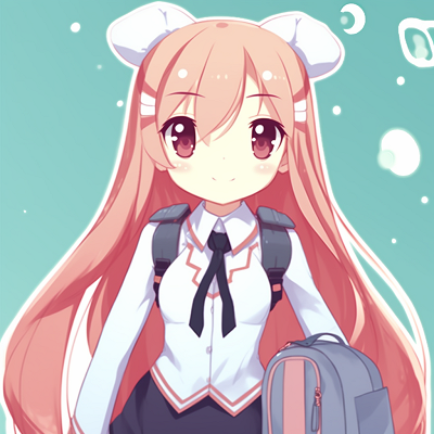 Image For Post | Asuna from Sword Art Online in school uniform, ready for school with a backpack and vibrant tone. aesthetic pfp for school pfp for discord. - [Cute Profile Pictures for School Collections](https://hero.page/pfp/cute-profile-pictures-for-school-collections)