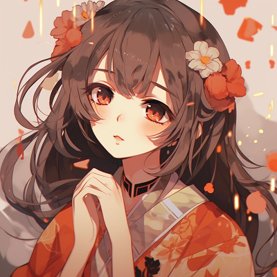 Image For Post | Anime girl with cherry blossoms in her hair, soft pink hues and delicate linework. cute aesthetic anime girl pfp pfp for discord. - [Aesthetic Cute Anime PFP Gallery](https://hero.page/pfp/aesthetic-cute-anime-pfp-gallery)